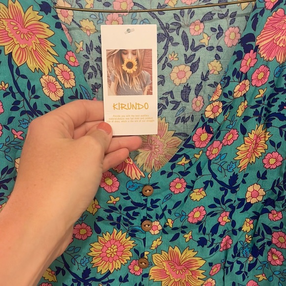 Xl kirindo foe button down dress - Picture 3 of 3